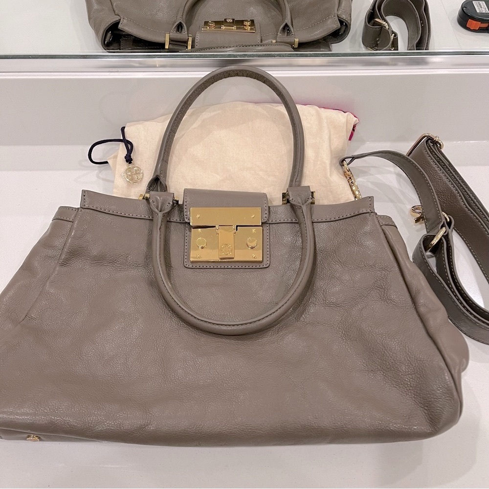 Reduced!! Tory burch, handbag, Satchel bag, Tote bag, Crossbody bag, Cocoa color